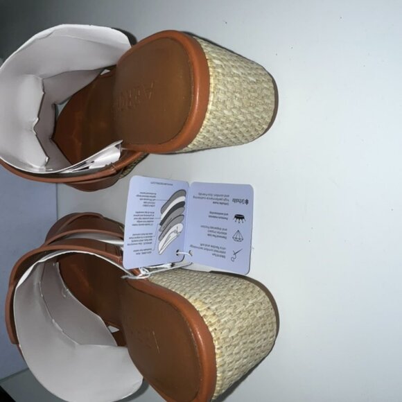 NEW Aerosoles Wilma Women's Wedge Dress Sandals in Ginger Bread Size 6.5W - Picture 3 of 6